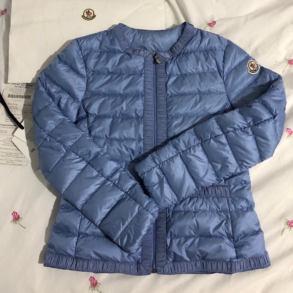 Moncler Jackets & Blazers - Moncler Jacket Gnawed Blue Kids